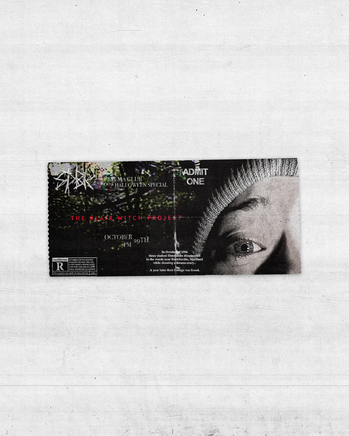 SDBR Cinema #002 Halloween Special Presents 'The Blair Witch Project'